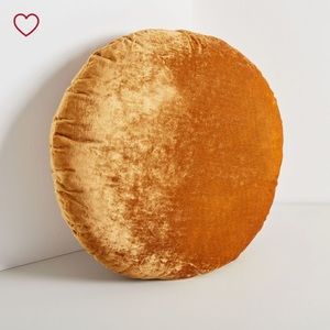 West Elm Round Lush Velvet Pillow